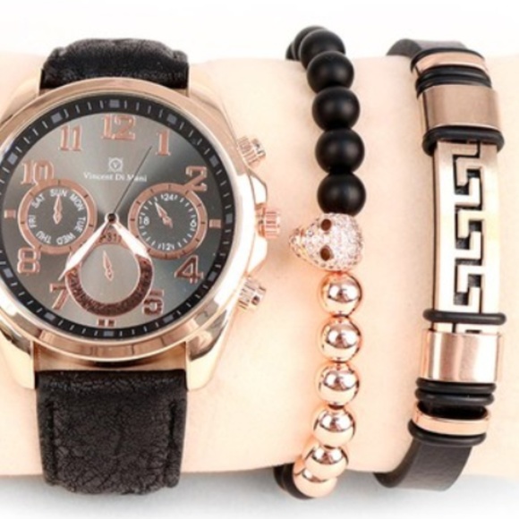 Men's Watch & Bracelet Gift Set - Picture 4 of 4